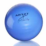 fitnessball blau