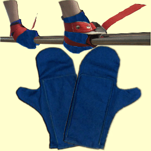 Sicherheitsschlaufe mit gepolstertem Handschuh